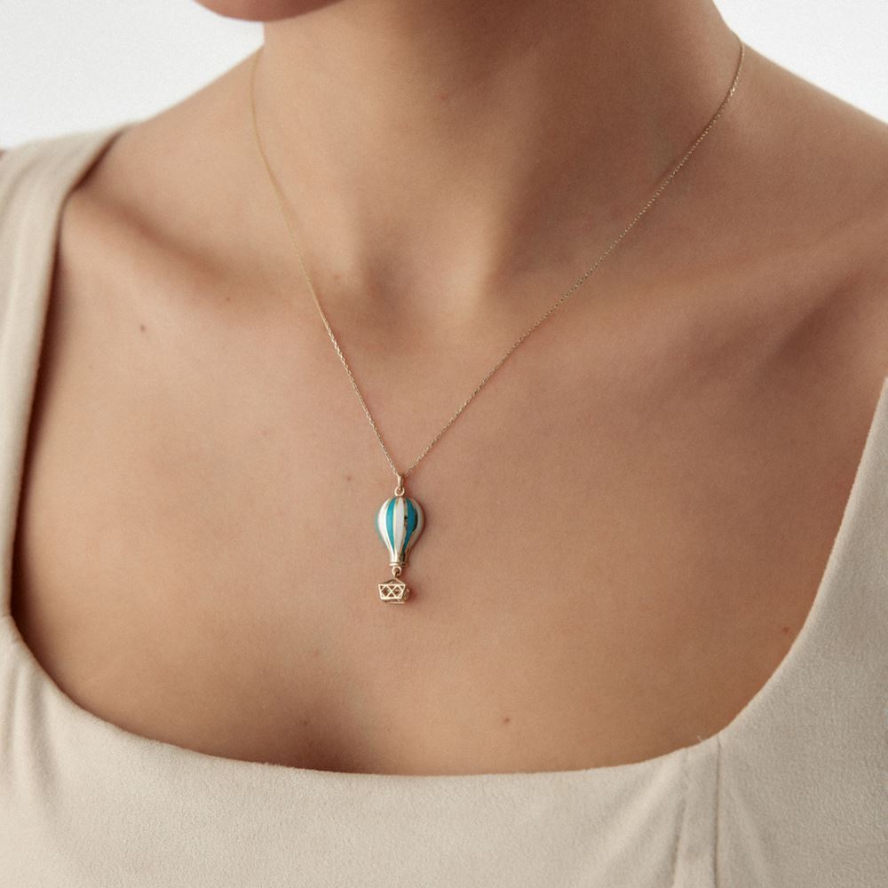 Kapadokya Balonlu Kolye