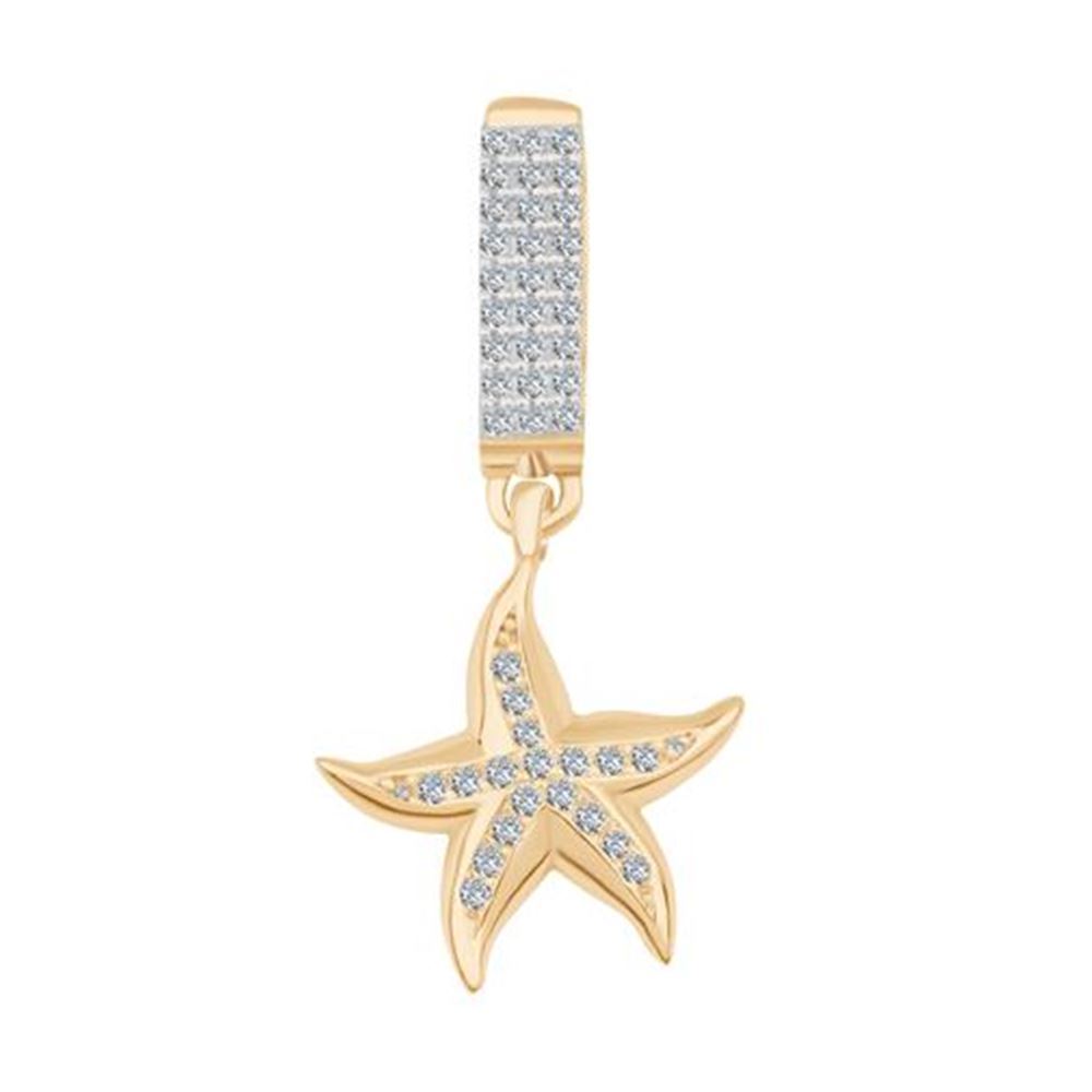 Deniz Yıldızı Sallantılı 9Mm Bileklik Charm