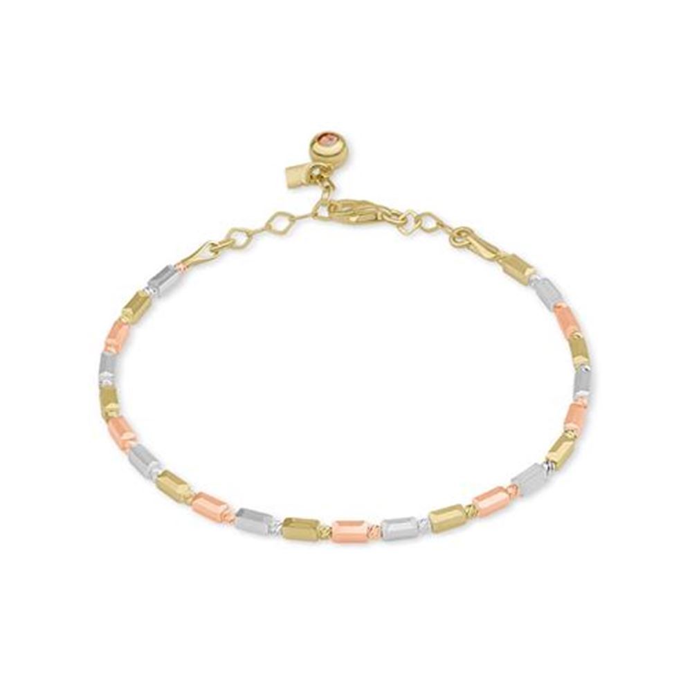 Altın Üç Renk Trend Bileklik