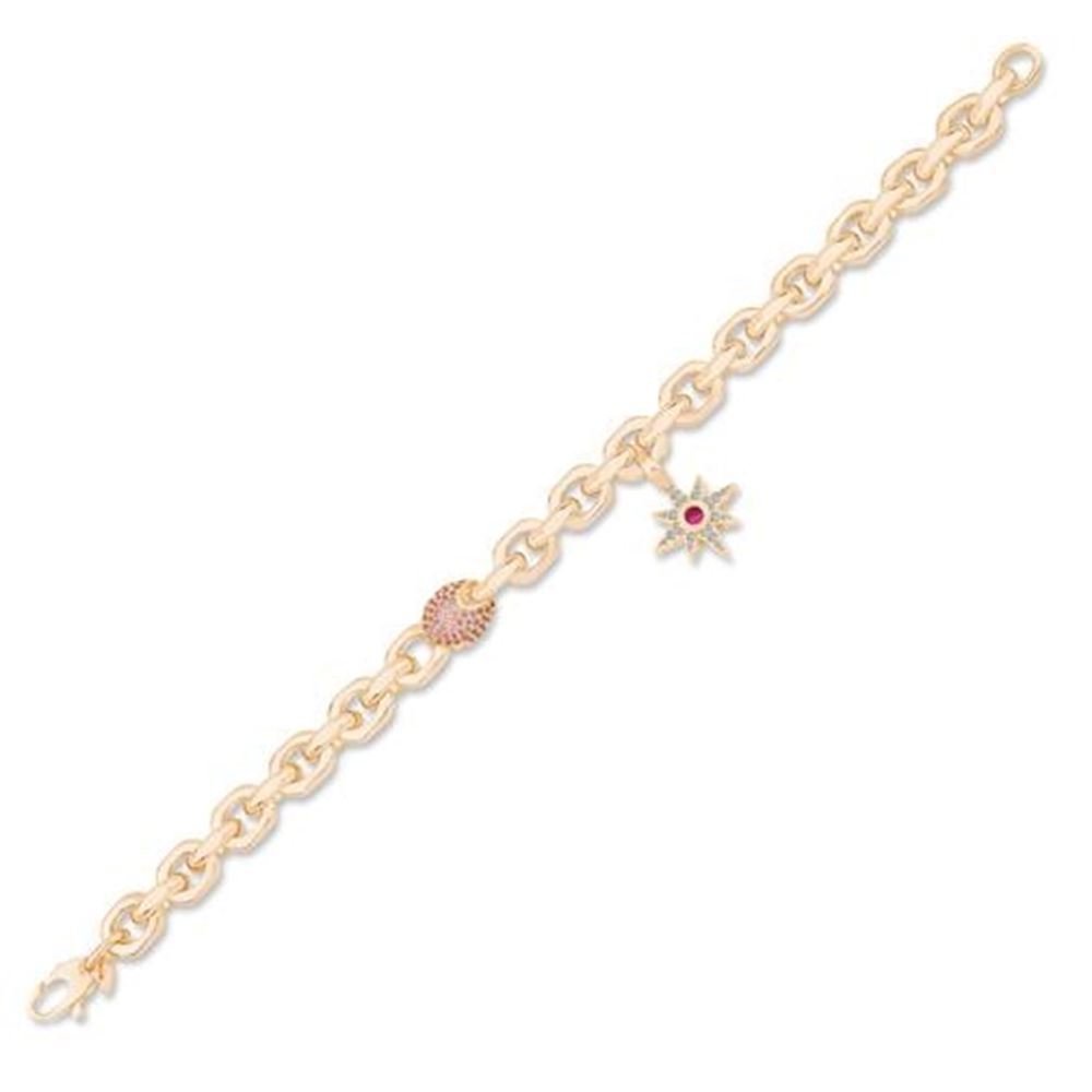 İtalyan Tasarım Kutup Yıldızı Altın Bileklik