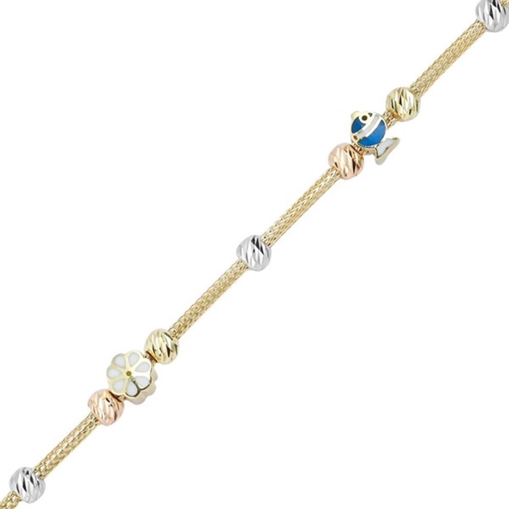 Balık Mineli Çocuk Bilekliği