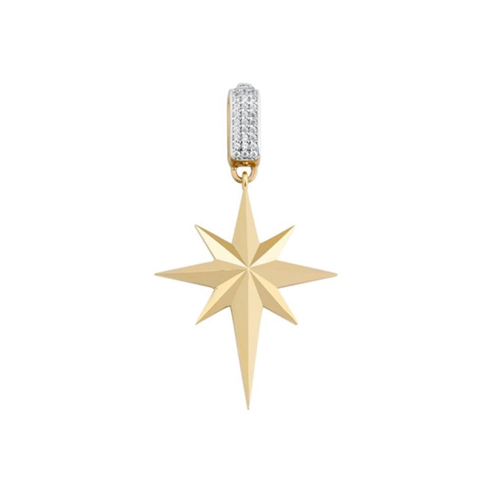 Kuzey Yıldızı Kolye Ucu Charm
