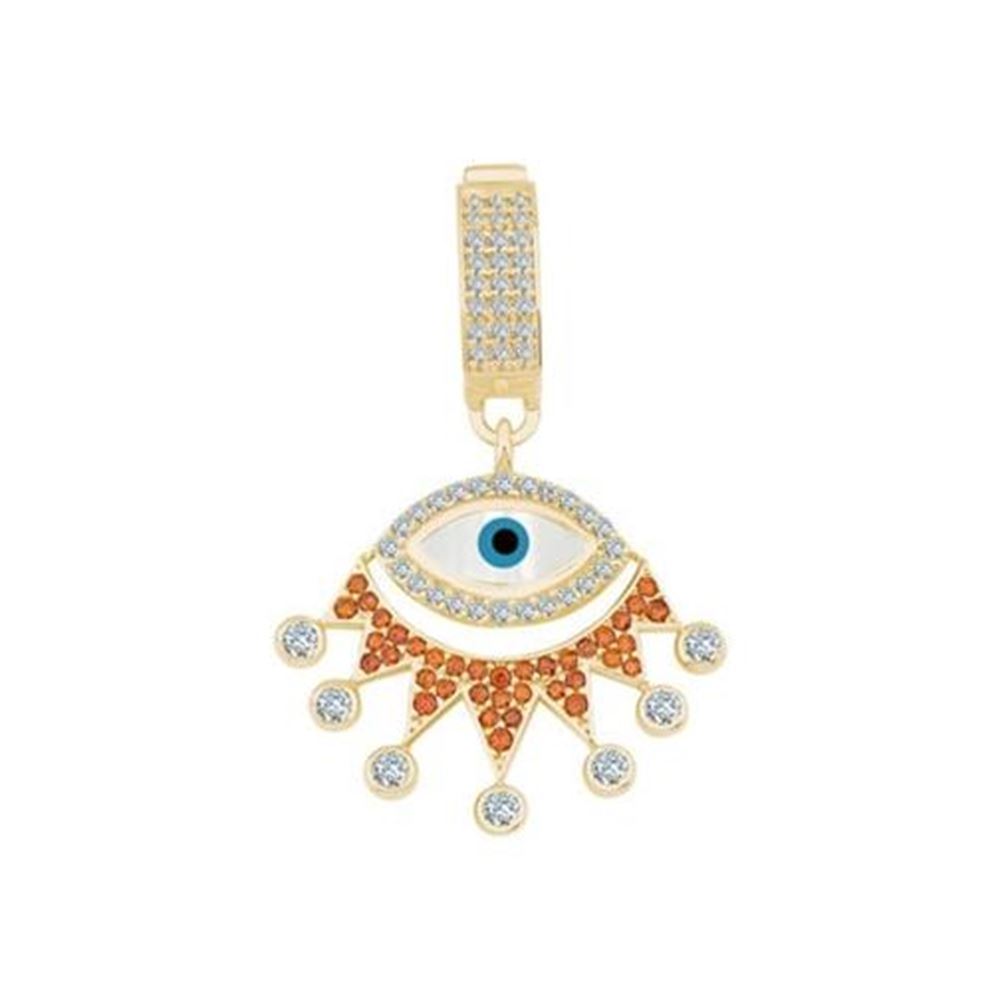 Renkli Taşlı Nazar Göz Charm