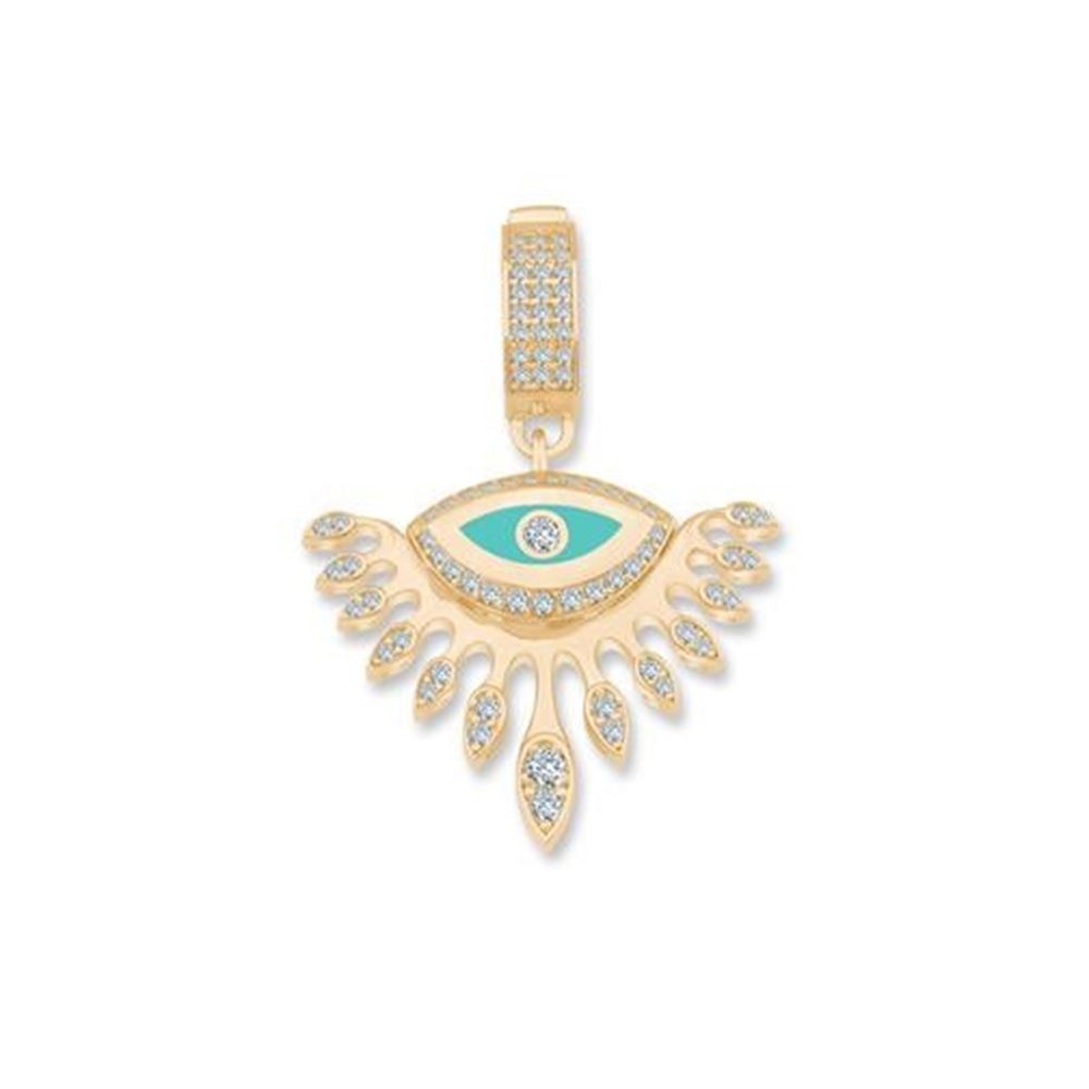 Mineli Taşlı Göz Charm
