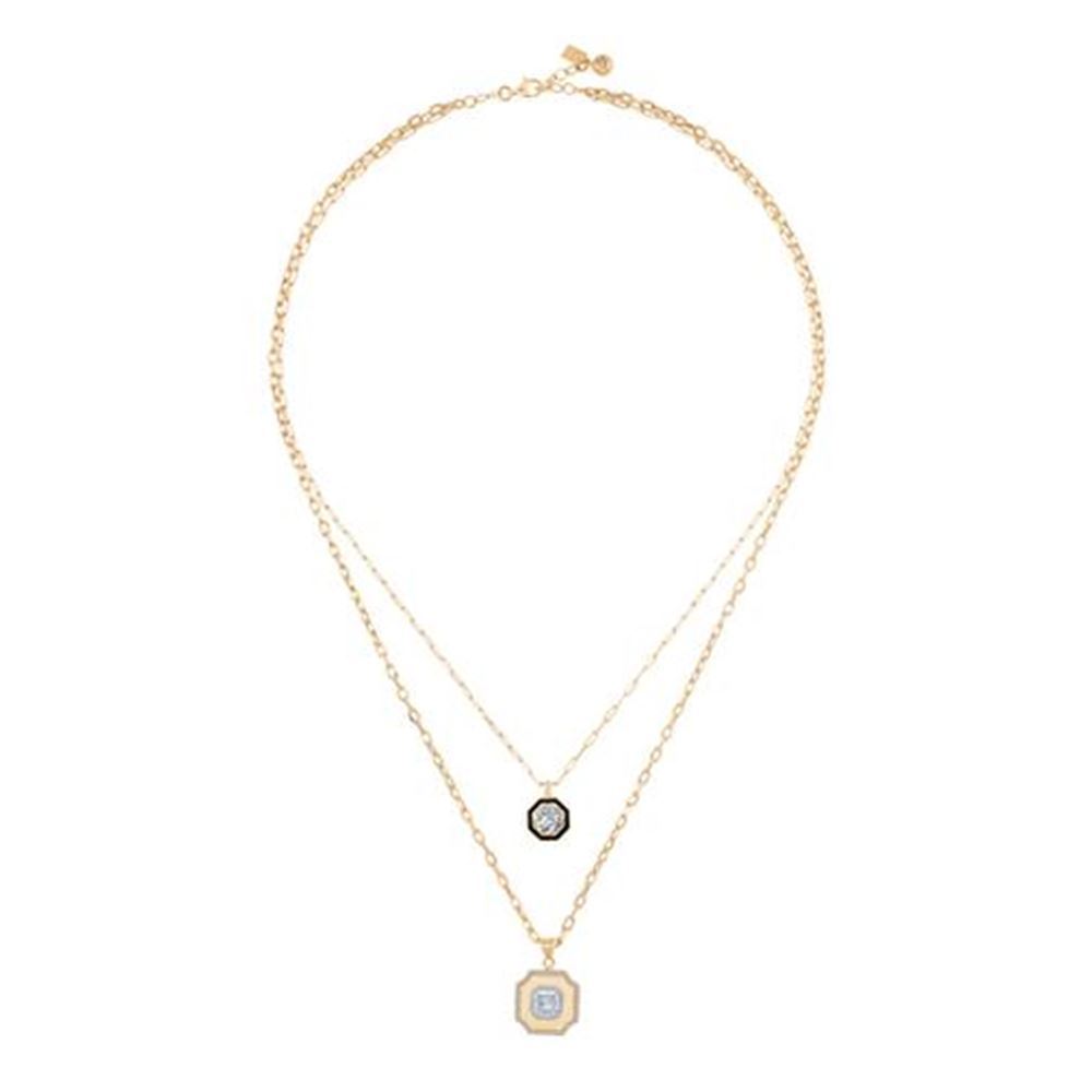 Çift Zincir Trend Kolye