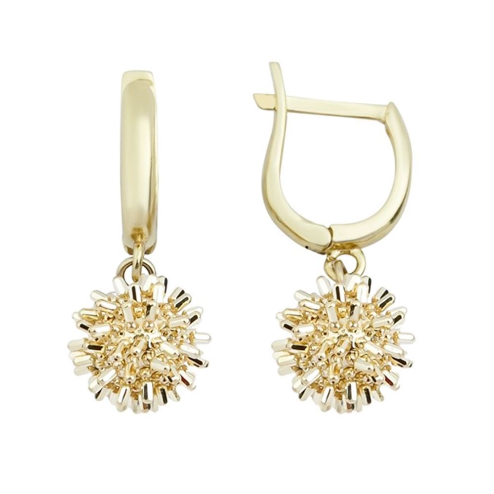 Altın Trend Top Küpe