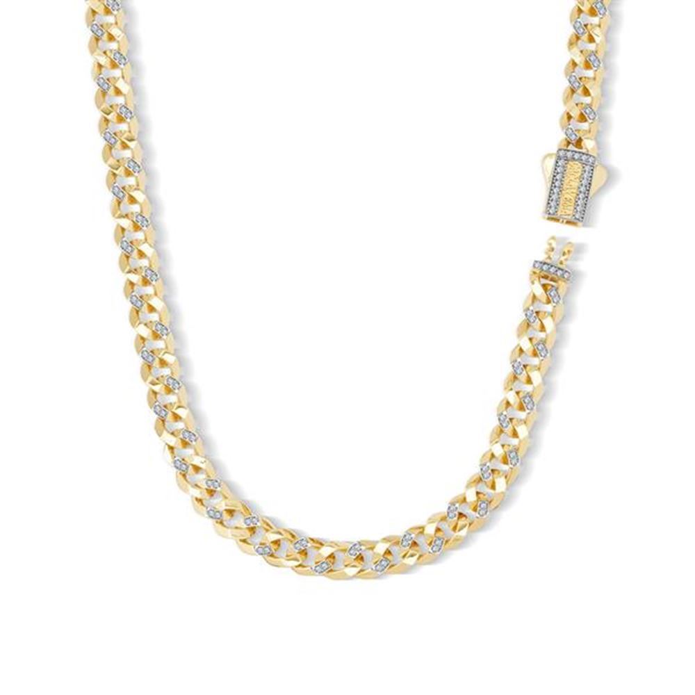 7Mm Altın Taşlı Gurmet Zincir