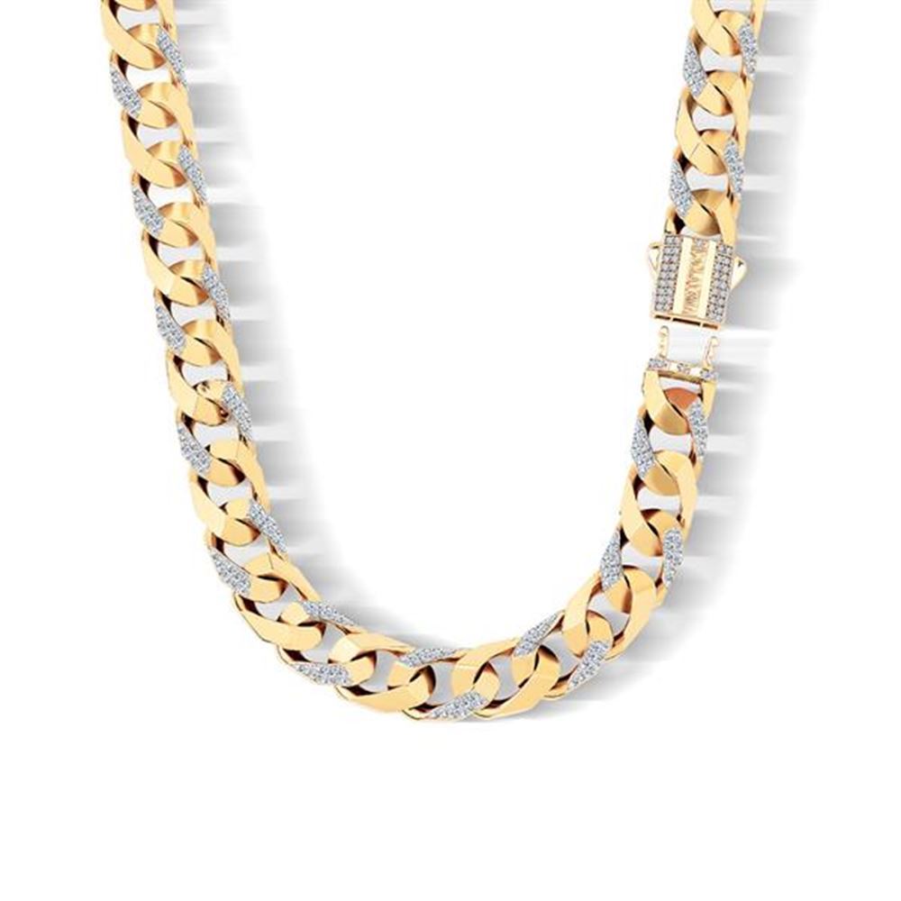 11Mm Taşlı Piramit Gurmet Zincir