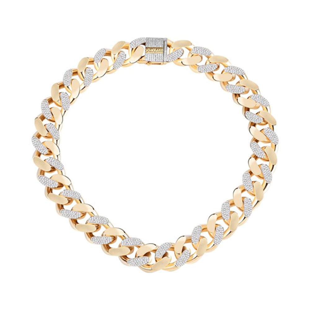 İtalyan Tasarım Yıldız Taşlı Altın Bileklik