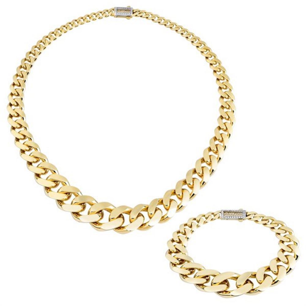 İtalyan Tasarım Taşlı Altın Bileklik