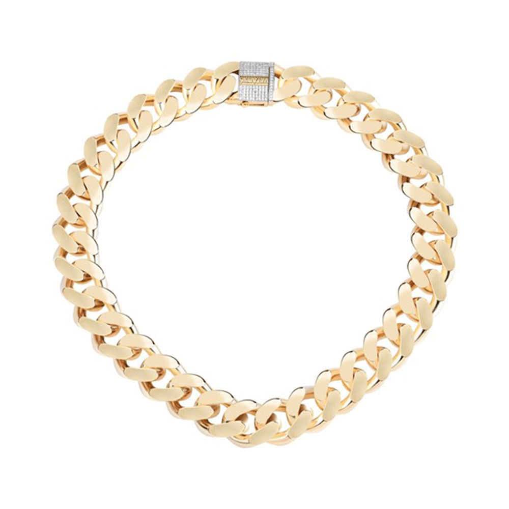 Taşlı Kalp Tasarım Gurmet Zincir