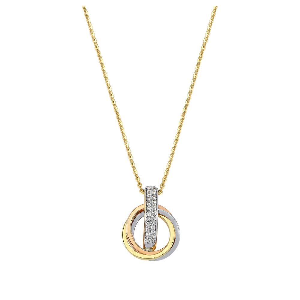 Altın Taşlı Kolye