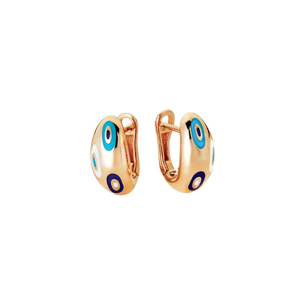 Rose Altın Fortuna Küpe