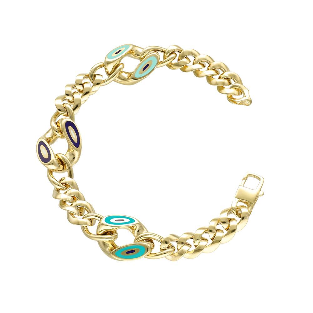 Fortuna Sarı Altın Mineli Bileklik