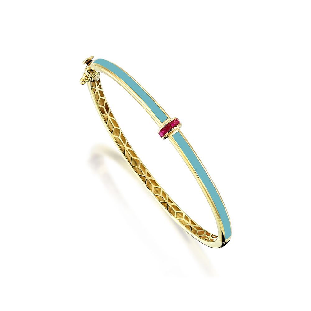 Sedef Mineli Minima kelepçe Bilezik