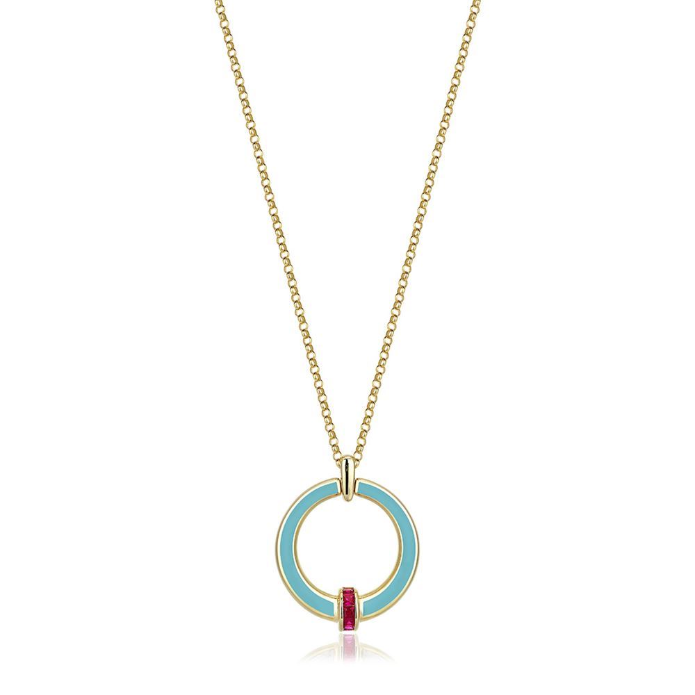 Sedef Mineli Minima Kolye