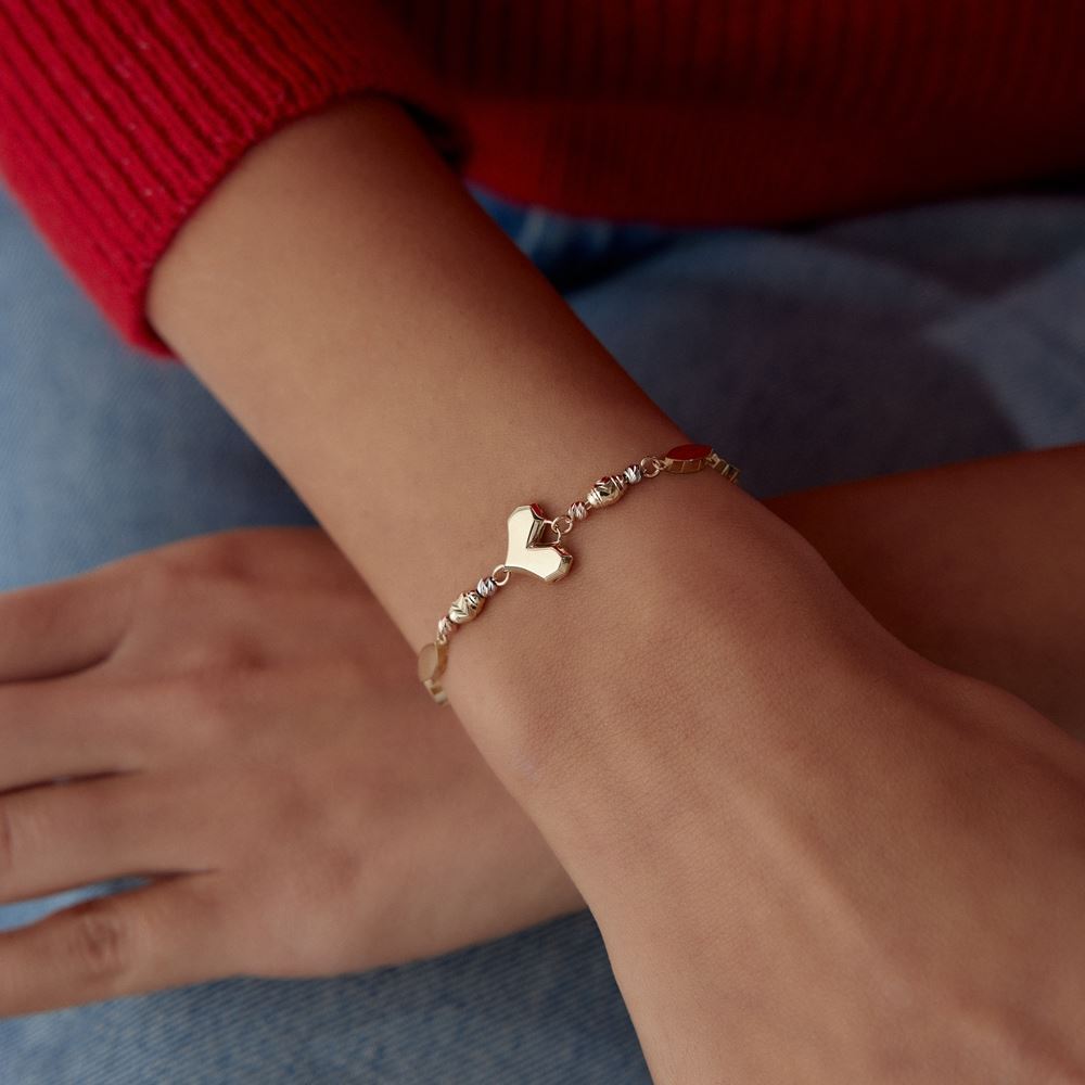 Kalp Dorika Tasarım Bileklik