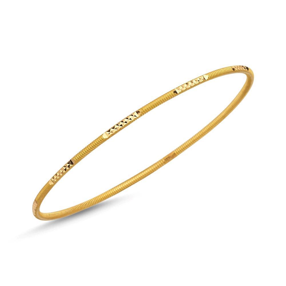 8 Gr Ajda Oluklu 22 Ayar Bilezik