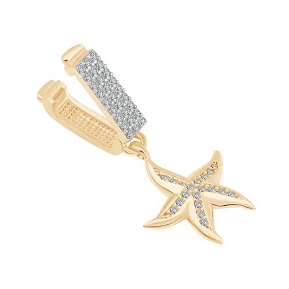 Deniz Yıldızı Sallantılı 9Mm Bileklik Charm