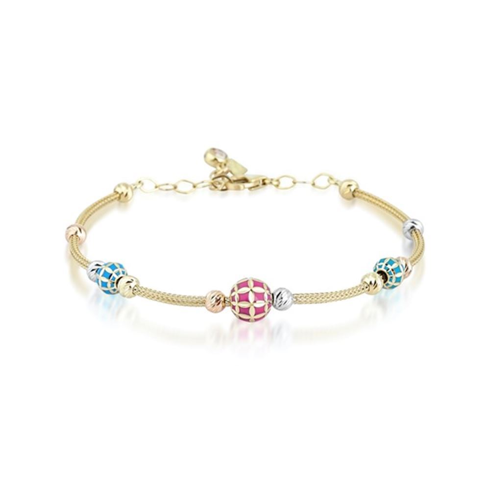 Renkli Toplu Altın Bileklik