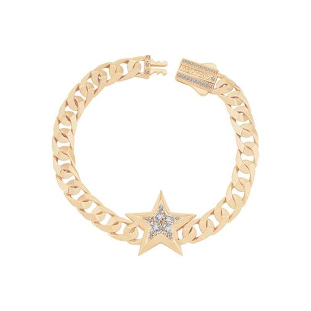 Taşlı Yıldız Gurmet Altın Bileklik