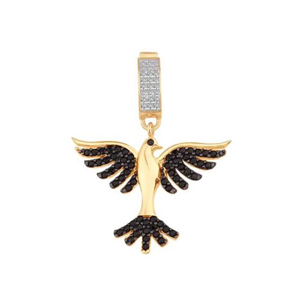 Siyah Anka Kuşu Charm