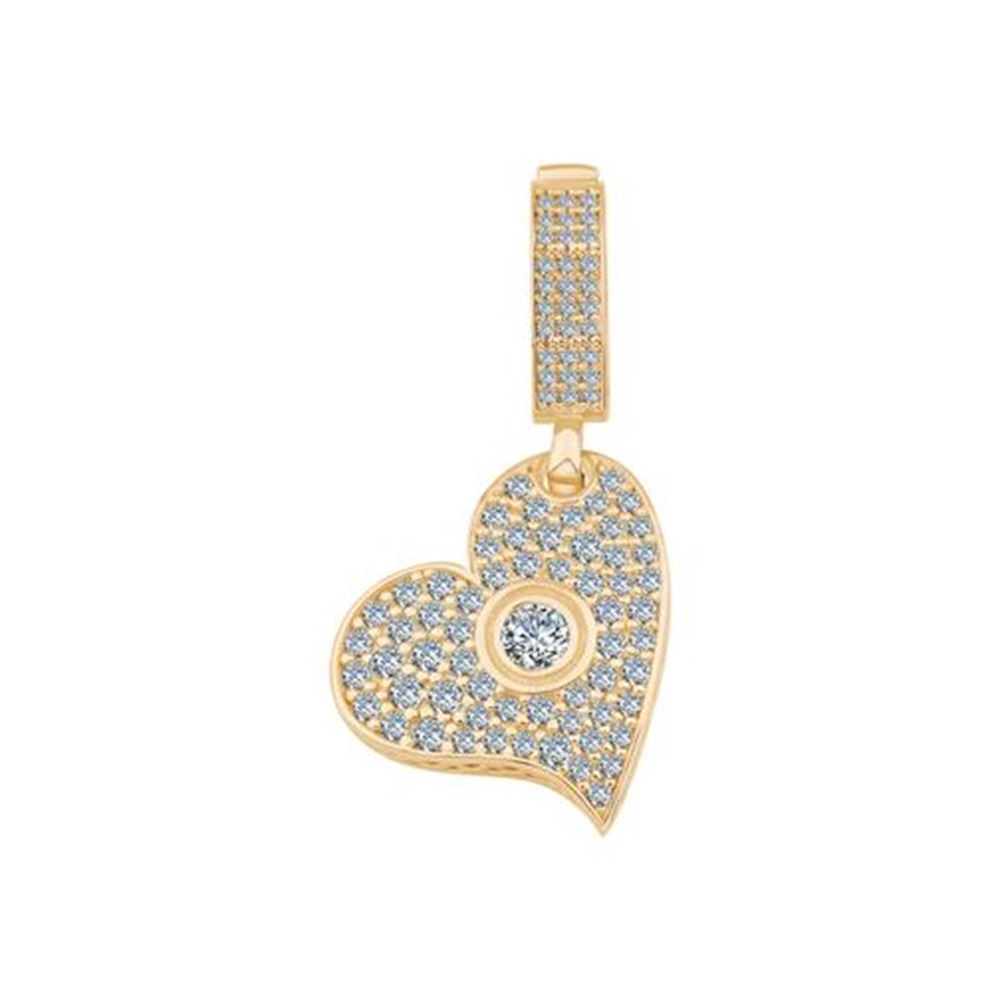 Çift Taraflı Kalp Charm