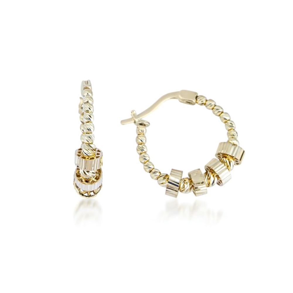 Kalemli Top Top Halka Küpe