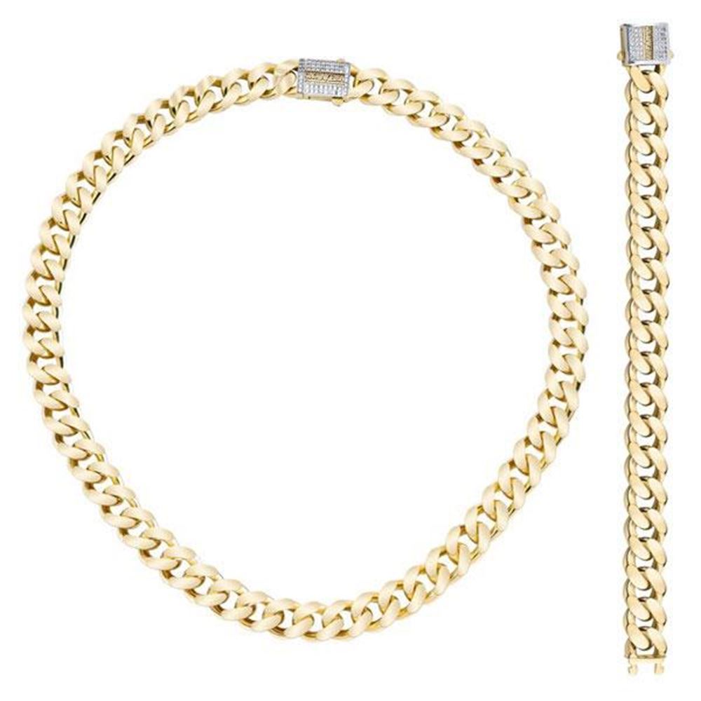 Oval Taşlı Tasarım Gurmet Zincir