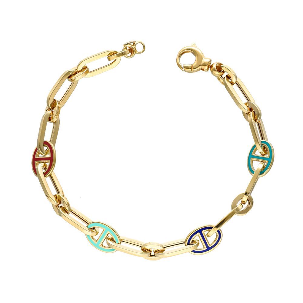 Renkli Mineli Eterna Bileklik