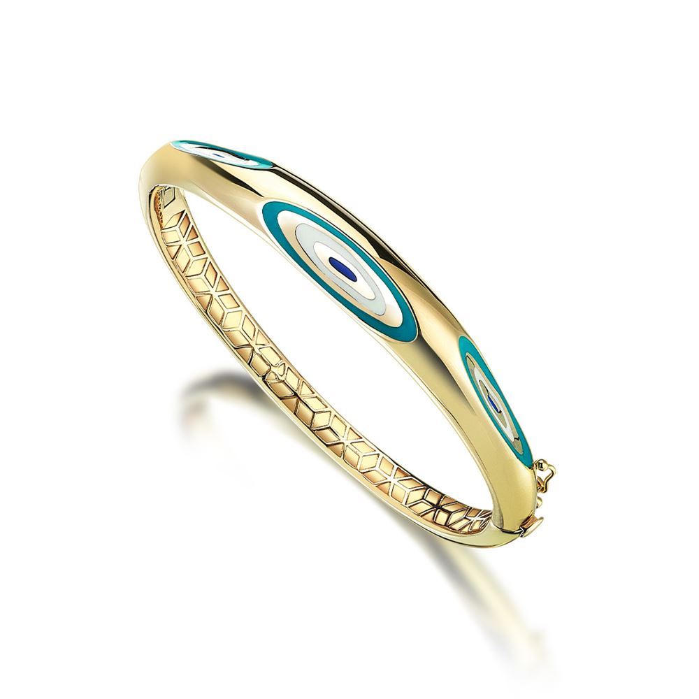 Fortuna Mavi-Beyaz Mineli Kelepçe