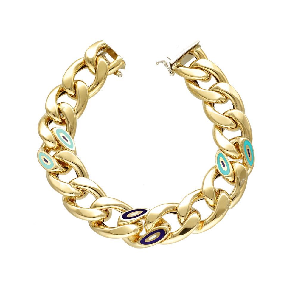 Fortuna Sarı Altın Mineli Bileklik