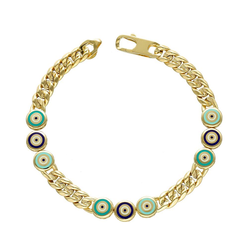 Fortuna Sarı Altın Mineli Bileklik