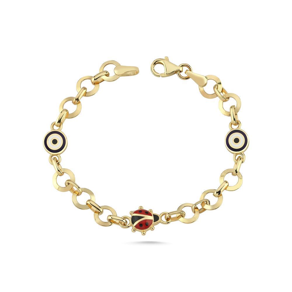 Nazar Boncuk Uğur Boceği Çocuk Bileklik