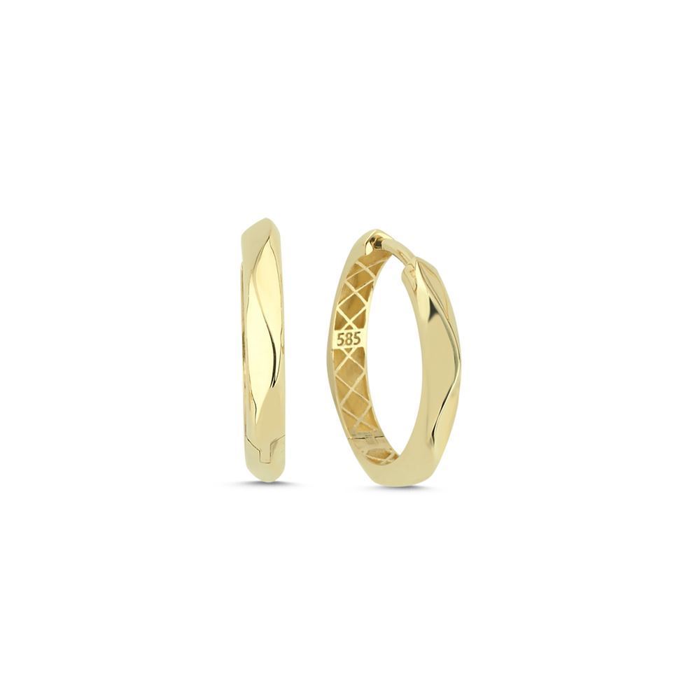 Geometrik Halka Küpe(1,8*1,8 Cm 0,25 Mm)