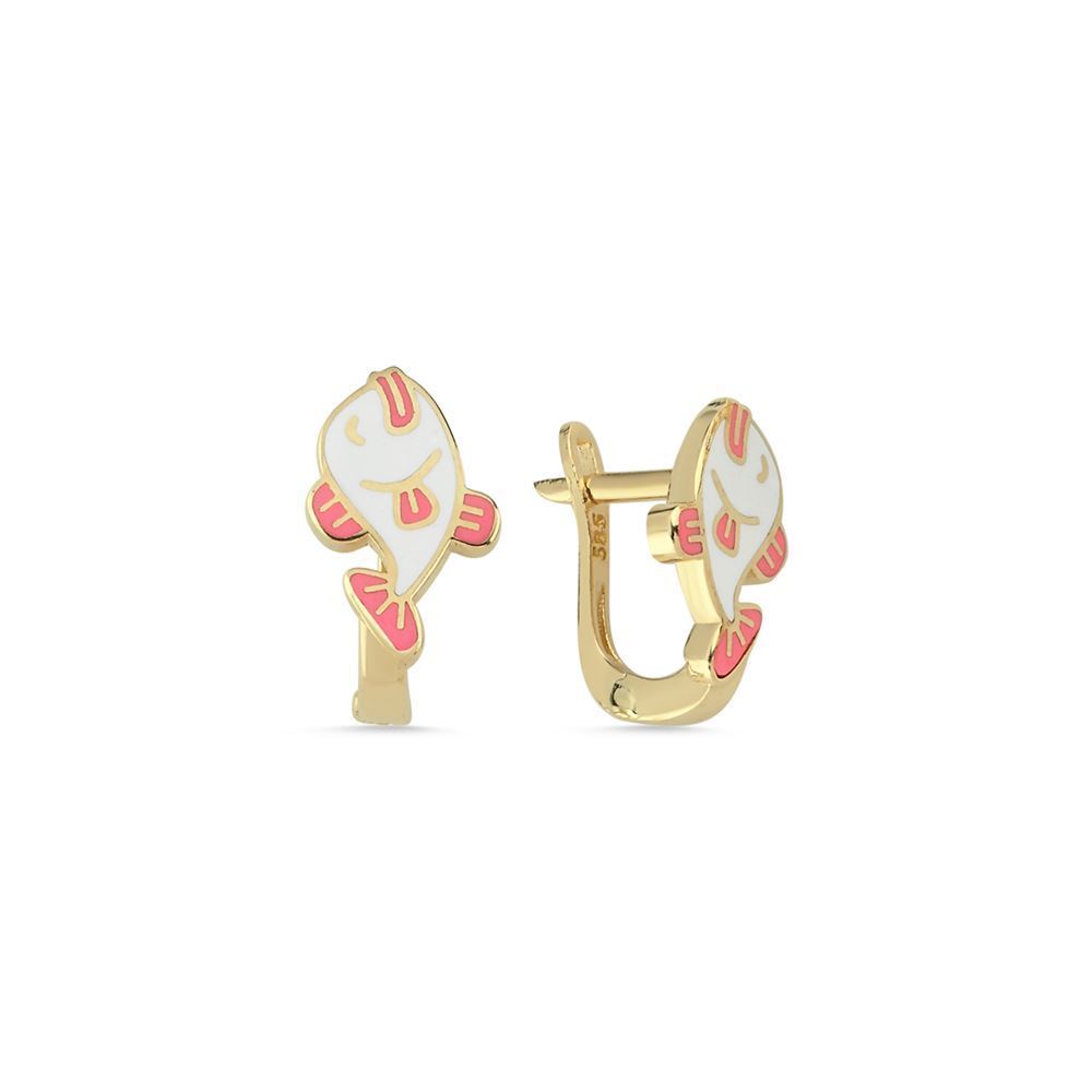 Balık Mineli Çocuk Küpe