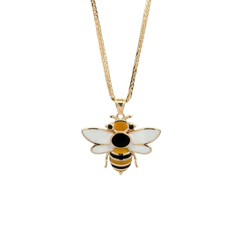 Arı Kolye Ucu (2,0*2,3 Cm 0,15 Mm)